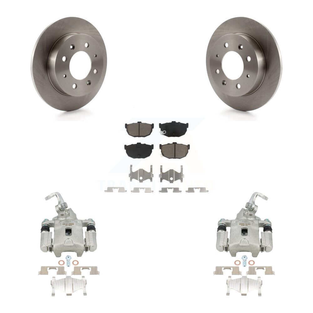 Kit de rotors d'étrier de frein à disque arrière et de plaquettes en céramique pour Kia Spectra Spectra5