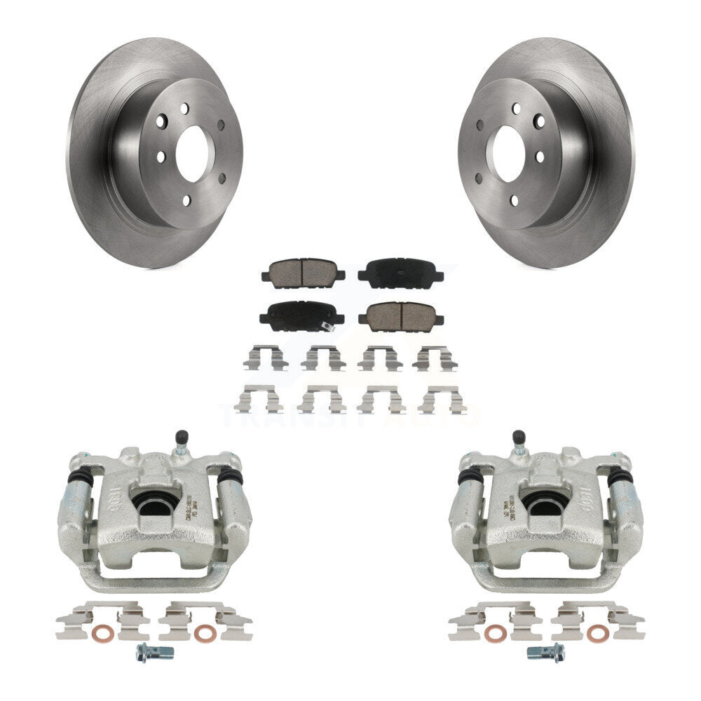 Kit de rotors d'étrier de frein à disque arrière et de plaquettes en céramique pour Nissan Altima Maxima