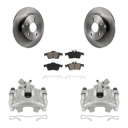 Kit de rotors d'étrier de frein à disque arrière et de plaquettes en céramique pour Ford Focus KC8-100649C