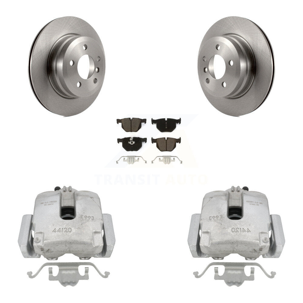 Kit de rotors d'étrier de frein à disque arrière et de plaquettes en céramique pour BMW X5 X6 KC8-100653C