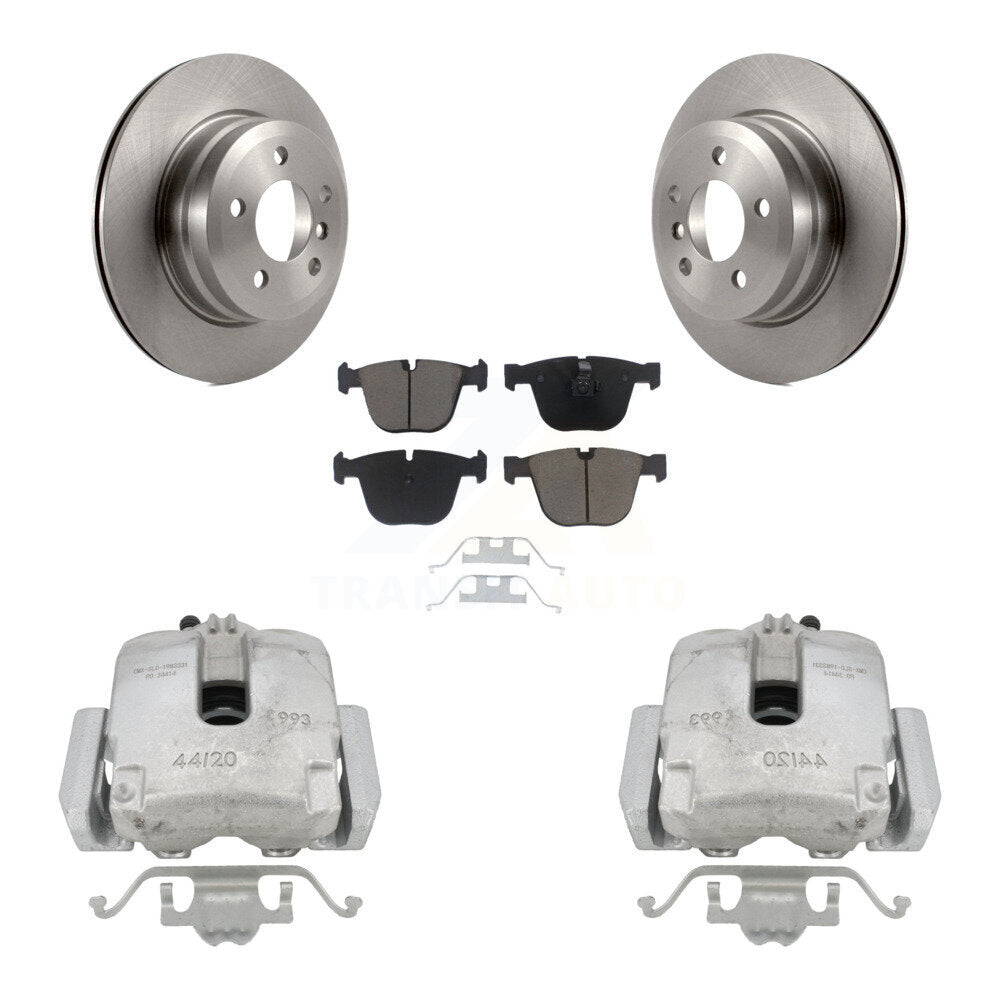 Kit de Rotor d'étrier de frein arrière et de plaquettes en céramique pour BMW X6 xDrive35i 2009 avec 3.0