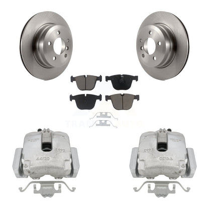 Kit de Rotor d'étrier de frein arrière et de plaquettes en céramique pour BMW X6 xDrive35i 2009 avec 3.0