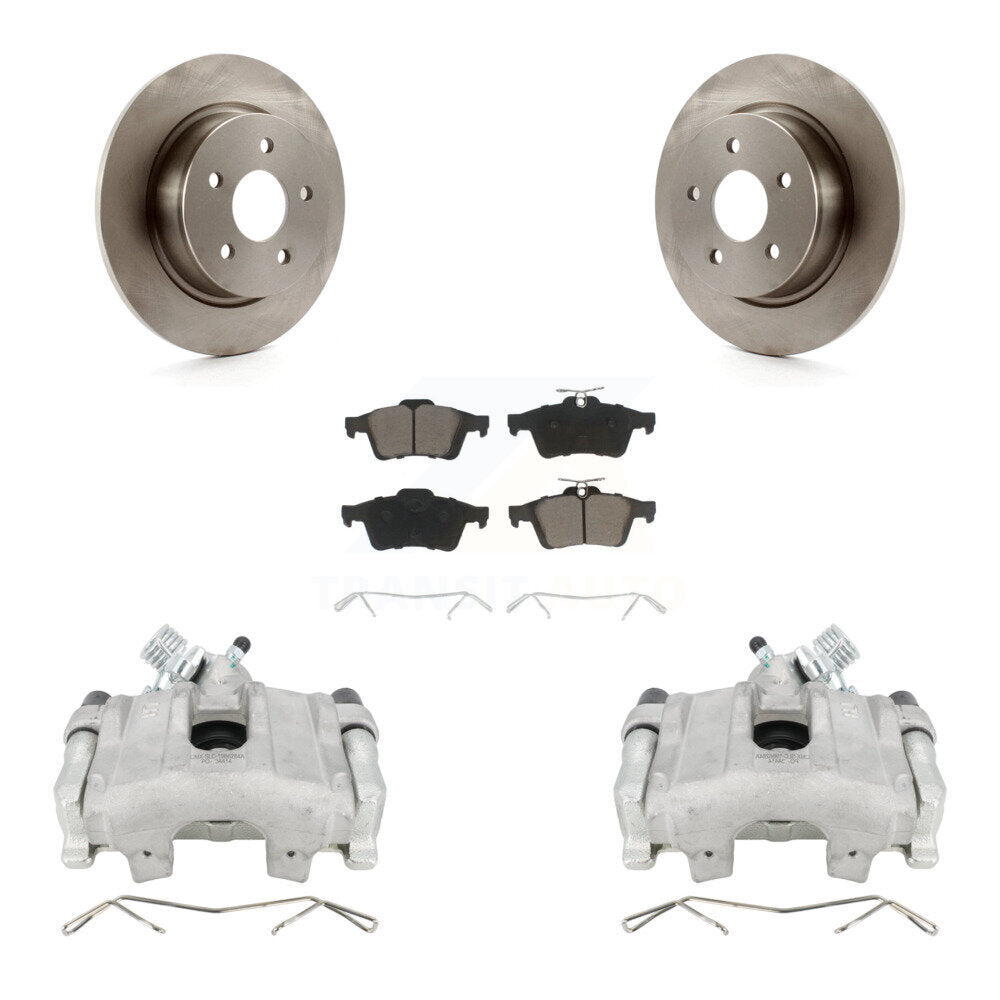 Kit de rotors d'étrier de frein à disque arrière et de plaquettes en céramique pour Ford Escape C-Max