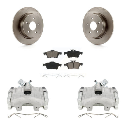 Kit de rotors d'étrier de frein à disque arrière et de plaquettes en céramique pour Ford Escape C-Max