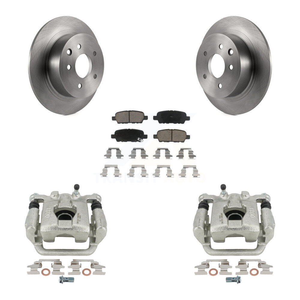 Kit de rotors d'étrier de frein à disque arrière et de plaquettes en céramique pour Nissan Altima Maxima