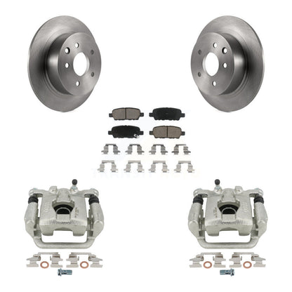Kit de rotors d'étrier de frein à disque arrière et de plaquettes en céramique pour Nissan Altima Maxima
