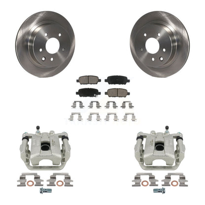 Rotors d'étrier de frein à disque arrière et Kit de plaquettes en céramique pour Nissan Rogue x-trail Selec