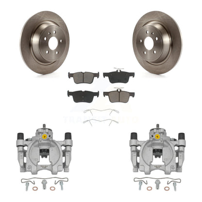 Kit de rotors d'étrier de frein à disque arrière et de plaquettes en céramique pour Lincoln Continental