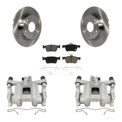 Kit de rotors d'étrier de frein à disque arrière et de plaquettes en céramique pour Honda Civic KC8-100669C