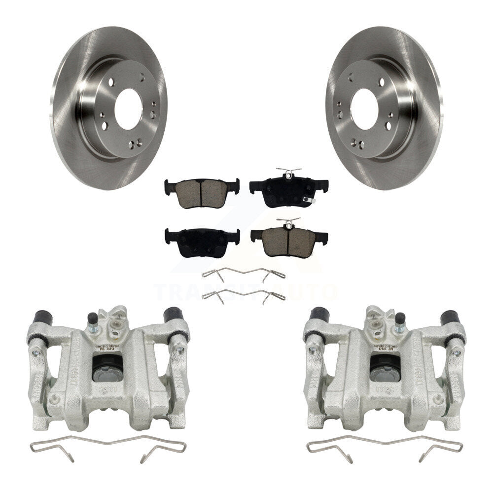 Kit de rotors d'étrier de frein à disque arrière et de plaquettes en céramique pour Honda Civic Insight