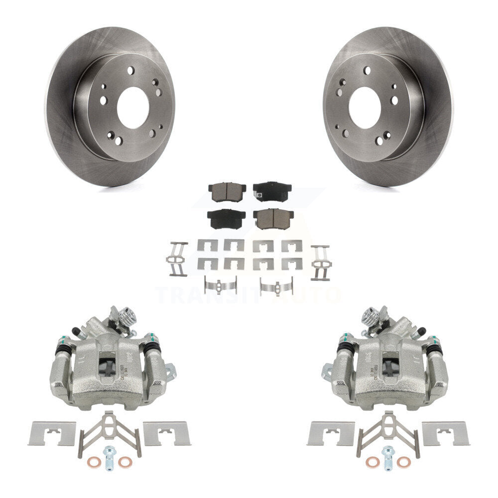 Kit de Rotors d'étrier de frein à disque arrière et de plaquettes en céramique pour Honda Civic Acura RSX