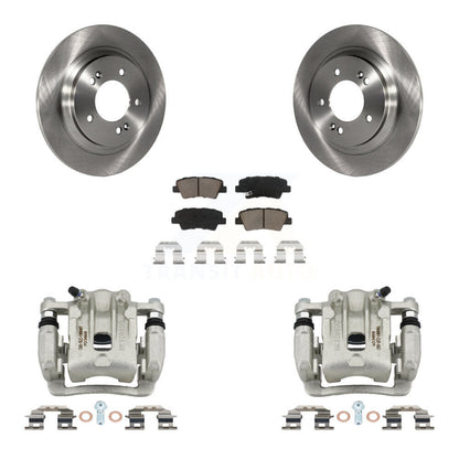 Kit de rotors d'étrier de frein à disque arrière et de plaquettes en céramique pour Kia Optima 2.0L 2013