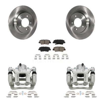 Kit de rotors d'étrier de frein à disque arrière et de plaquettes en céramique pour Kia Optima 2013 2,4 l