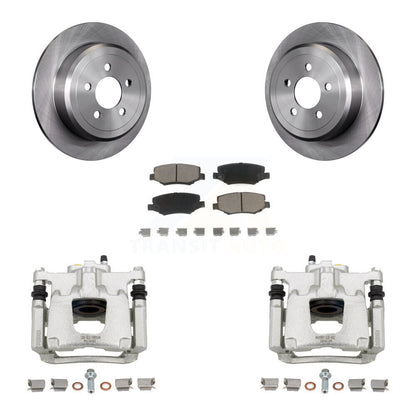 Kit de rotors d'étrier de frein à disque arrière et de plaquettes en céramique pour Jeep Liberty Dodge Nitr