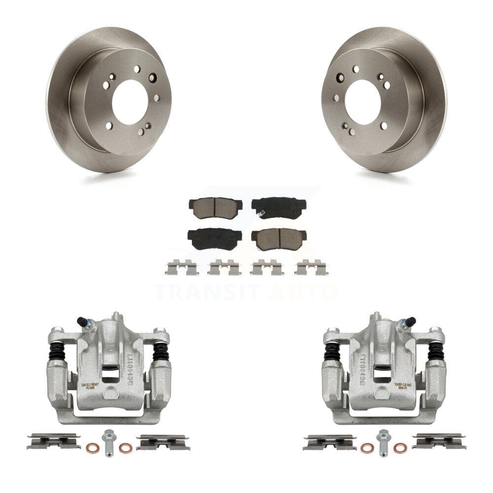 Kit de rotors d'étrier de frein à disque arrière et de plaquettes en céramique pour Hyundai Elantra