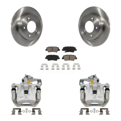 Kit de plaquettes de frein en céramique, Rotor d'étrier de frein arrière, pour Kia Hyundai Forte Elantra GT Forte