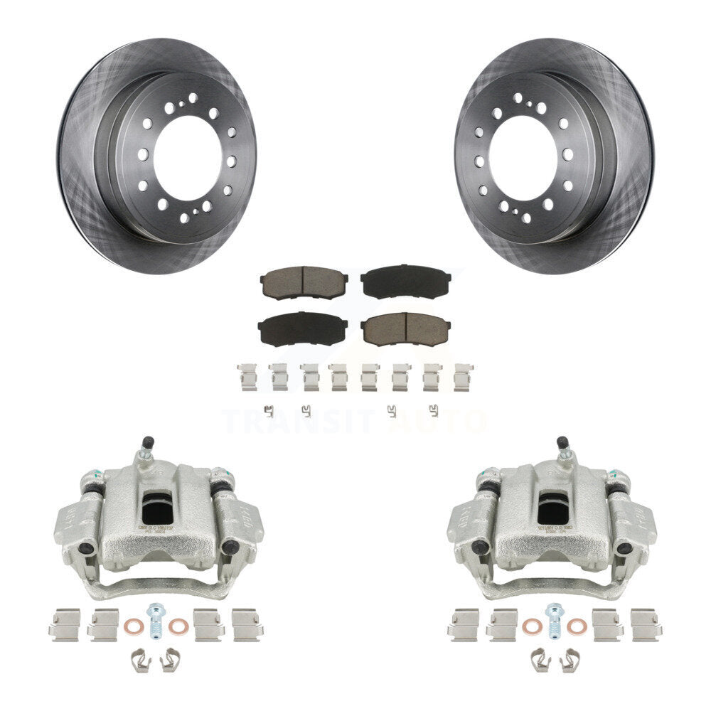 Rotor d'étrier de frein à disque arrière et Kit de plaquettes en céramique pour Toyota 4Runner Lexus GX46