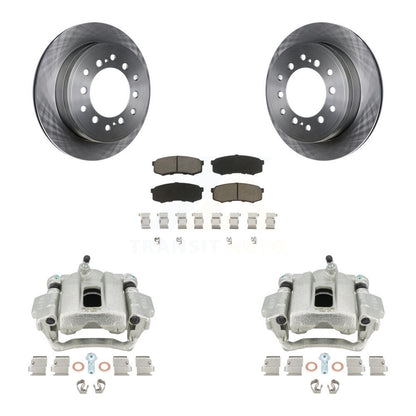 Rotor d'étrier de frein à disque arrière et Kit de plaquettes en céramique pour Toyota 4Runner Lexus GX46