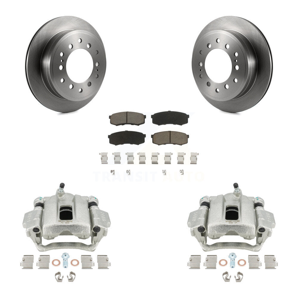 Rotor d'étrier de frein à disque arrière et Kit de plaquettes en céramique pour Toyota Sequoia Lexus GX47