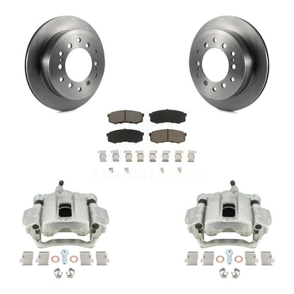 Rotor d'étrier de frein à disque arrière et Kit de plaquettes en céramique pour Toyota Sequoia Lexus GX47