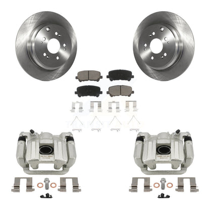 Kit de rotors d'étrier de frein à disque arrière et de plaquettes en céramique pour Honda Odyssey 2011-2017