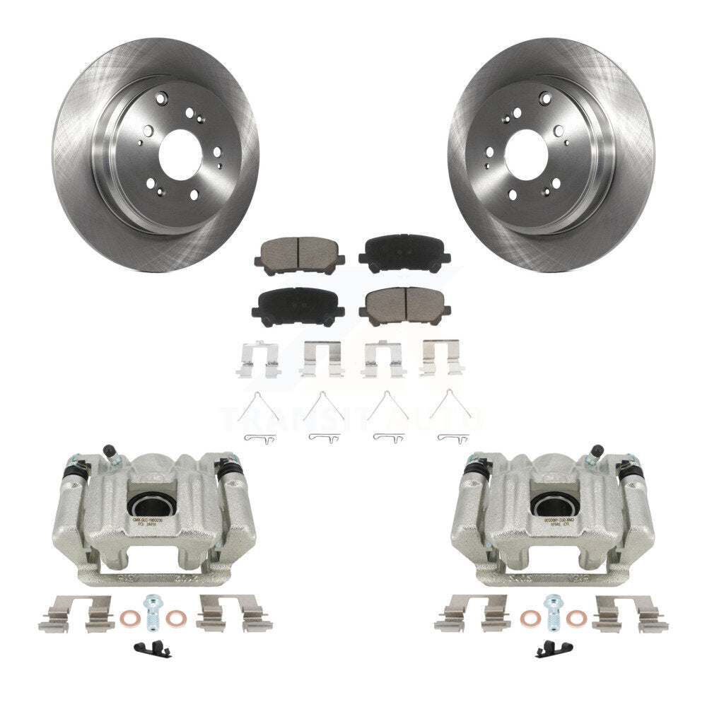 Kit de rotors d'étrier de frein à disque arrière et de plaquettes en céramique pour Acura MDX ZDX