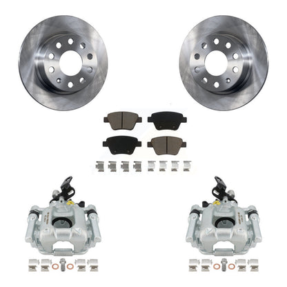 Kit de Rotor d'étrier de frein à disque arrière et de plaquettes en céramique, pour Volkswagen Audi A3 Eos GT