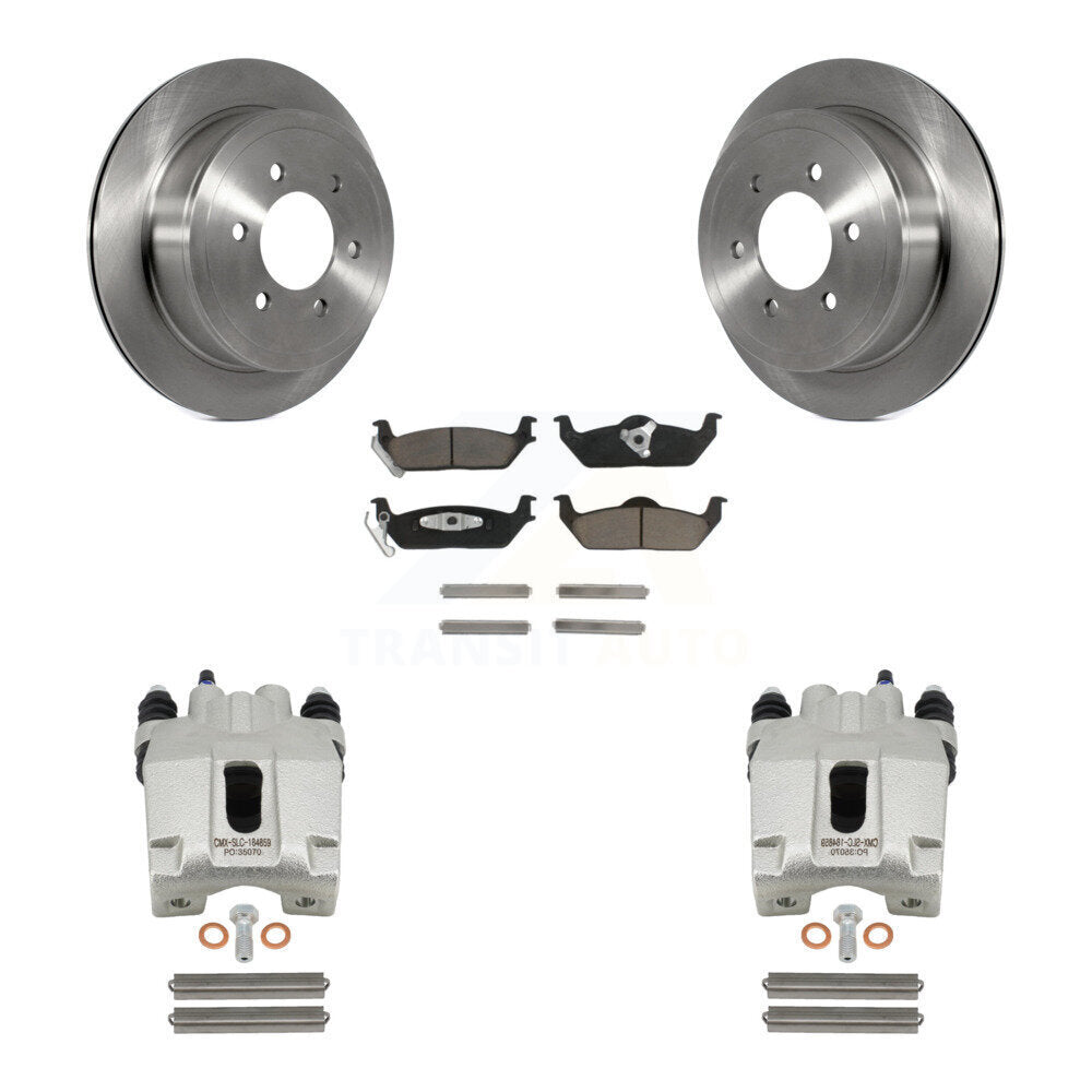 Kit de Rotor d'étrier de frein à disque arrière et de plaquettes en céramique, pour Ford F-150 Lincoln Mark L