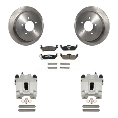 Kit de rotors d'étrier de frein à disque arrière et de plaquettes en céramique pour Ford F-150 KC8-100694C