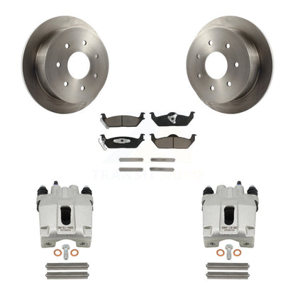 Kit de rotors d'étrier de frein à disque arrière et de plaquettes en céramique pour Ford F-150 KC8-100695C