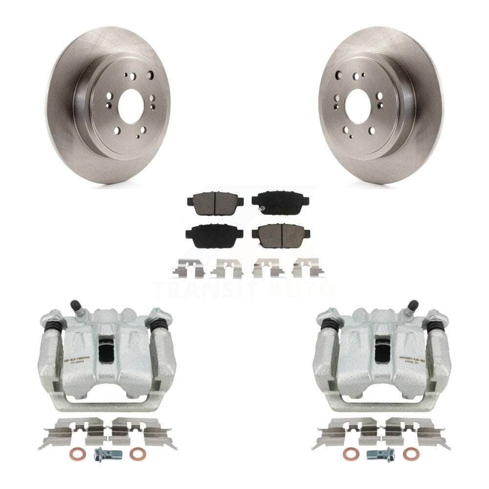 Rotors d'étrier de frein à disque arrière et kit de plaquettes en céramique pour Honda Ridgelin 2006-2014