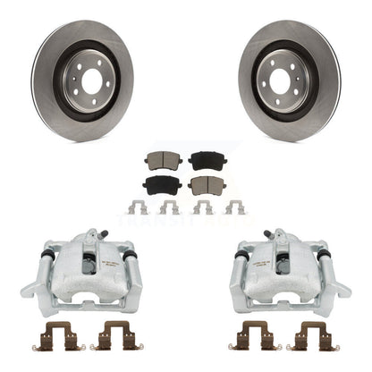 Kit de rotors d'étrier de frein à disque arrière et de plaquettes en céramique pour Audi A4 Quattro
