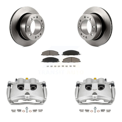 Kit de rotors d'étrier de frein à disque arrière et de plaquettes en céramique pour Ram 3500 2500 Dodge