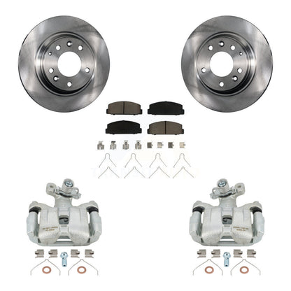 Kit de rotors d'étrier de frein à disque arrière et de plaquettes en céramique pour Mazda 6 2003-2005