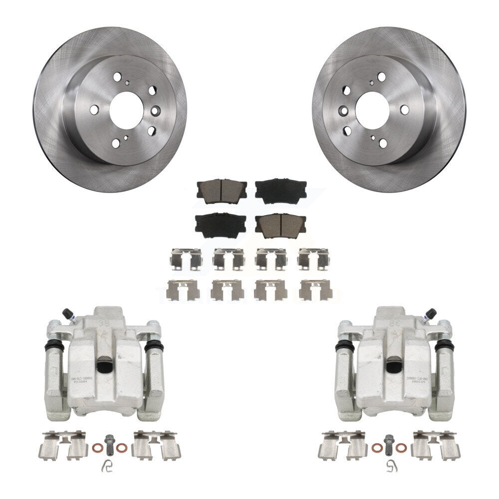 Kit de Rotor d'étrier de frein arrière et de plaquettes en céramique, pour Toyota Camry Lexus ES350 Avalo