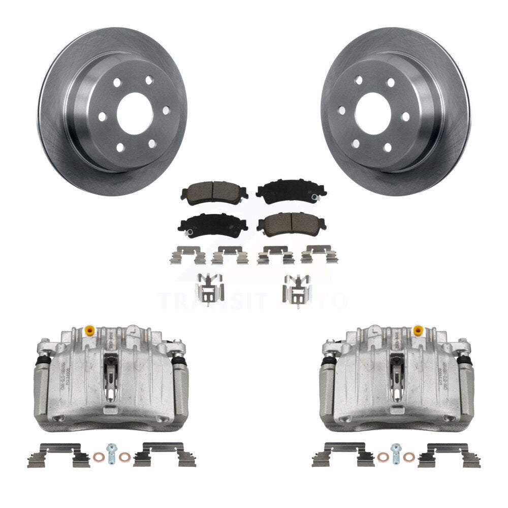 Rotors d'étrier de frein arrière et Kit de plaquettes en céramique pour Chevrolet Silverado 1500 Classi