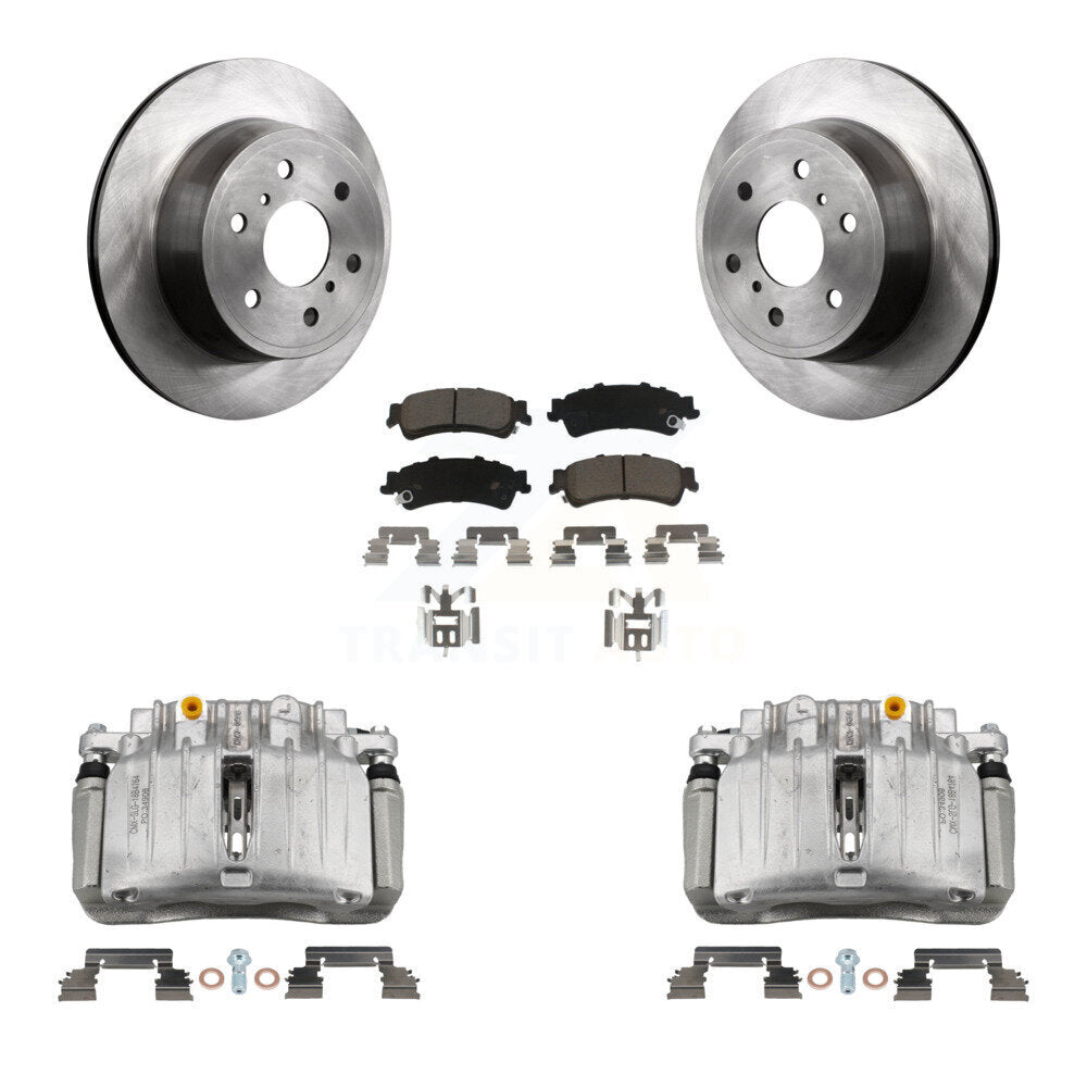 Kit de rotors d'étrier de frein à disque arrière et de plaquettes en céramique pour GMC Sierra 1500 Classic