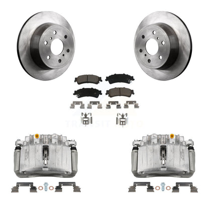 Kit de rotors d'étrier de frein à disque arrière et de plaquettes en céramique pour GMC Sierra 1500 Classic