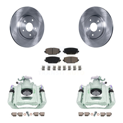 Kit de rotors d'étrier de frein à disque arrière et de plaquettes en céramique pour Ram C/V KC8-100707C
