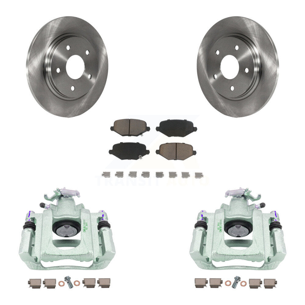 Kit de rotors d'étrier de frein à disque arrière et de plaquettes en céramique pour Ram C/V KC8-100708C