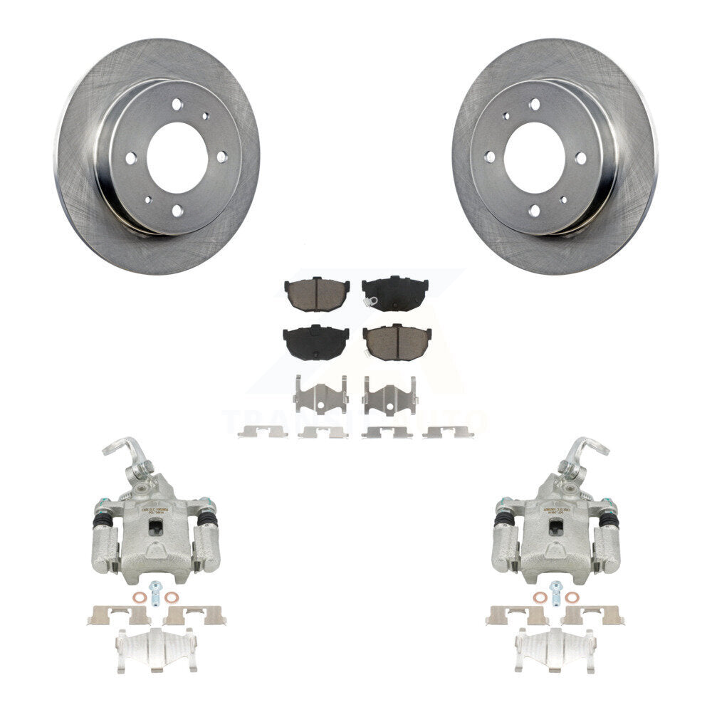 Kit de rotors d'étrier de frein à disque arrière et de plaquettes en céramique pour Hyundai Elantra