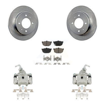 Kit de rotors d'étrier de frein à disque arrière et de plaquettes en céramique pour Hyundai Elantra