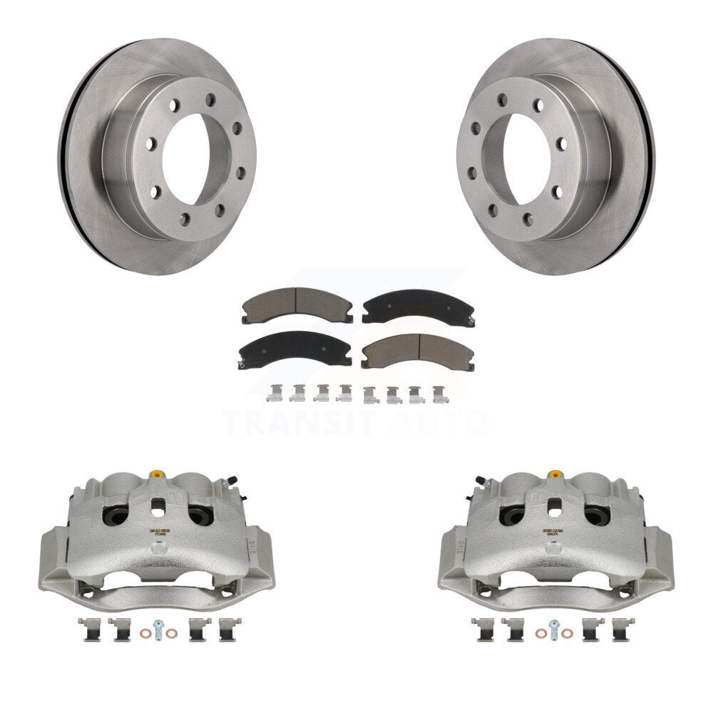 Kit de rotors d'étrier de frein à disque arrière et de plaquettes en céramique pour Chevrolet Express 4500