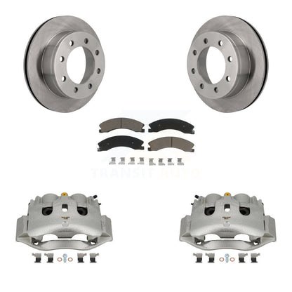 Kit de rotors d'étrier de frein à disque arrière et de plaquettes en céramique pour Chevrolet Express 4500