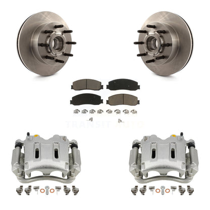 Rotors d'étrier de frein avant et Kit de plaquettes en céramique pour Ford F-350 Super Duty F-250 RW