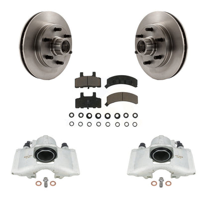 Rotor d'étrier de frein avant et Kit de plaquettes en céramique pour C2500 Chevrolet GMC Express 250