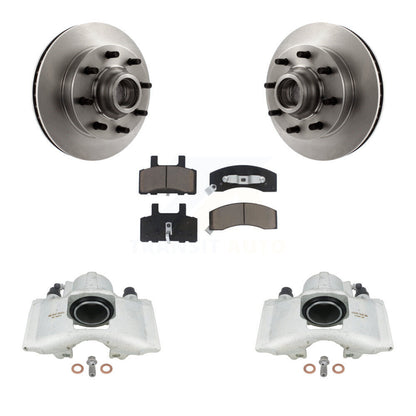Kit de rotors d'étrier de frein à disque avant et de plaquettes en céramique pour Chevrolet Express 2500