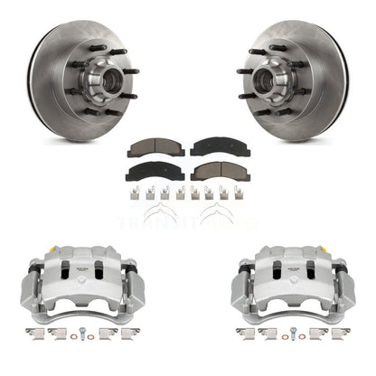 Kit de Rotor d'étrier de frein à disque avant et de plaquettes en céramique, pour Ford F-350 Super Duty F-25