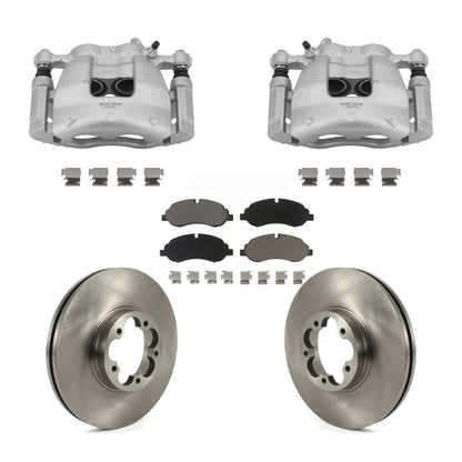 Kit de rotors d'étrier de frein à disque avant et de plaquettes en céramique pour Ford Transit-350 HD