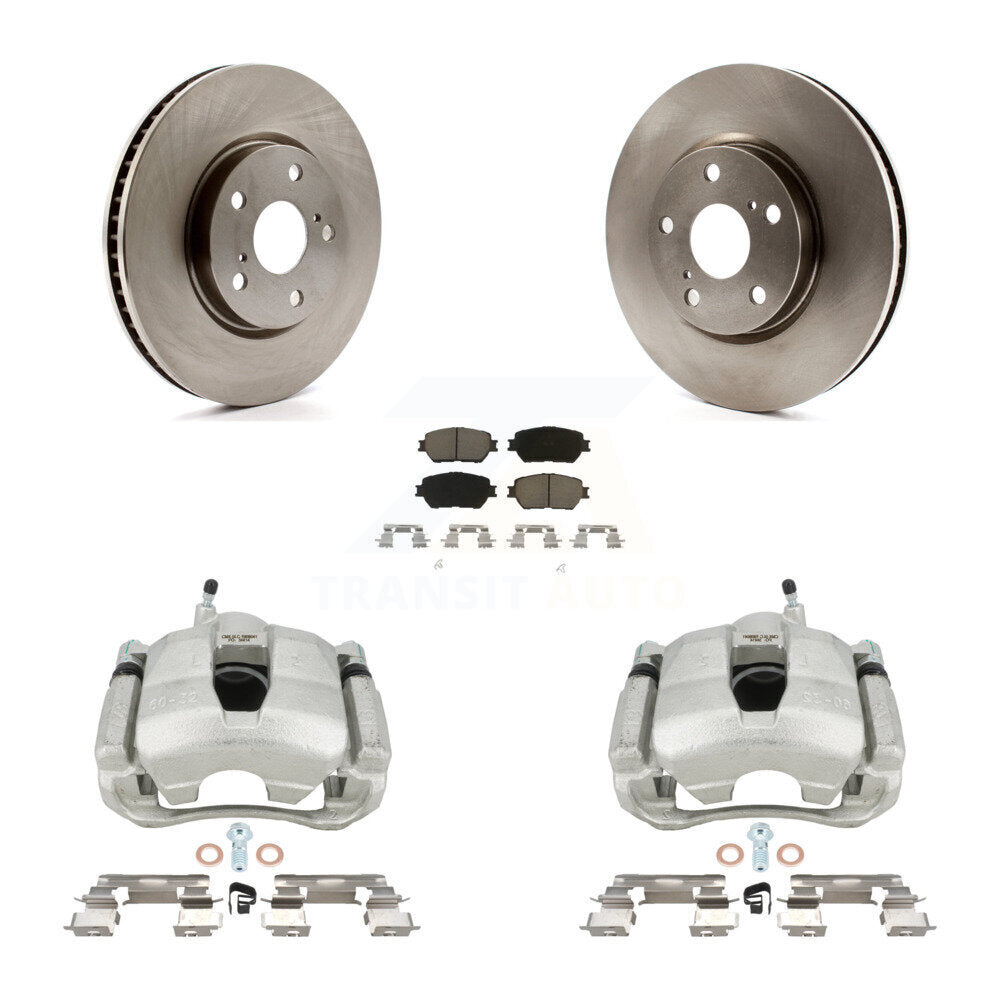 Kit de rotors d'étrier de frein à disque avant et de plaquettes en céramique (5 pièces) pour Lexus IS250 GS30